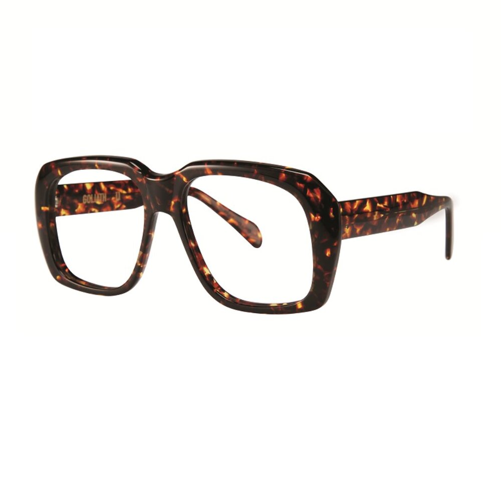 Goliath II ULTRA Eyeglasses Eye Glasses Full Rim Square Vintage Casino 62mm Tort